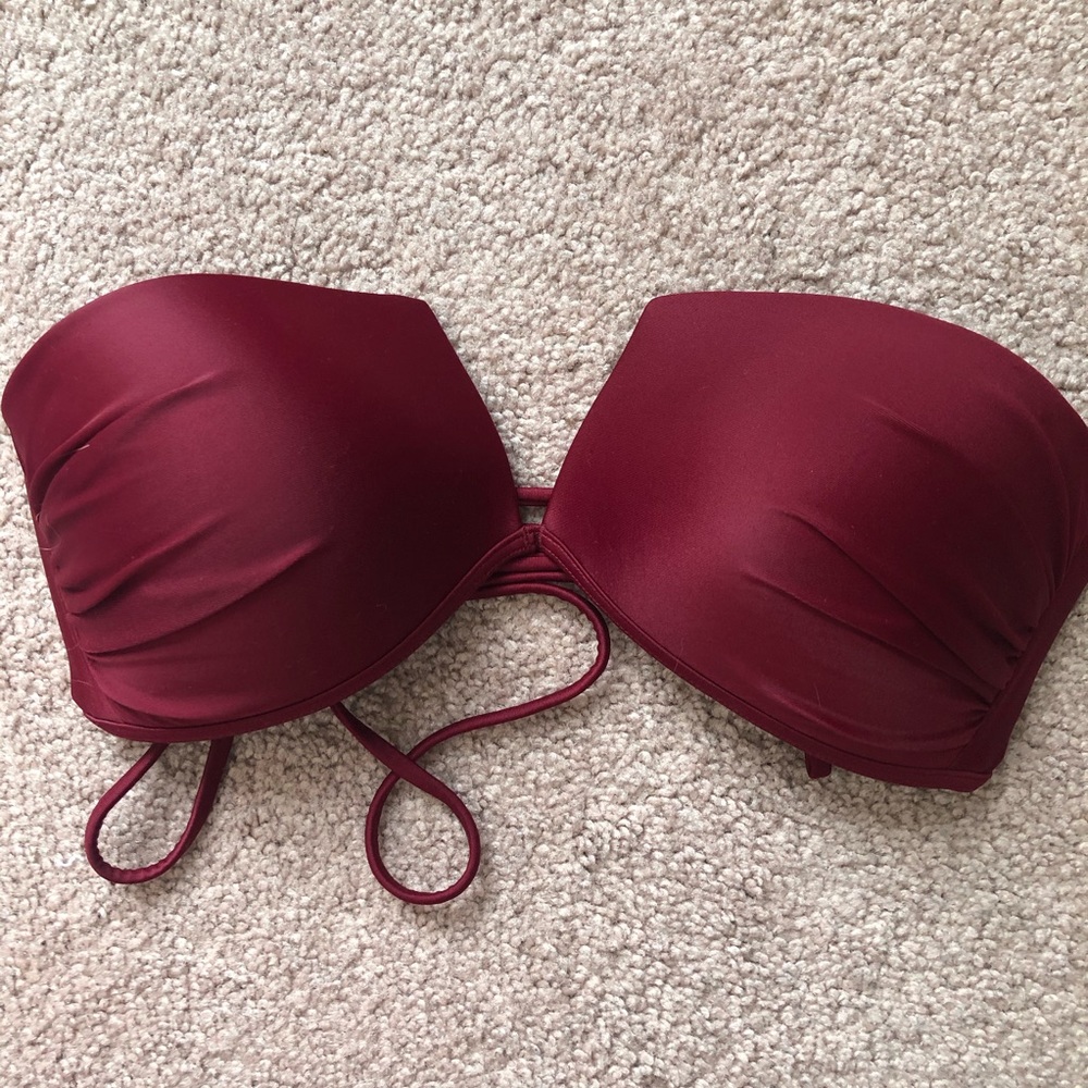 Strapless bikini top